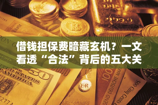 济南借钱担保费暗藏玄机？一文看透“合法”背后的五大关键陷阱