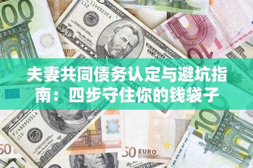 济南夫妻共同债务认定与避坑指南：四步守住你的钱袋子
